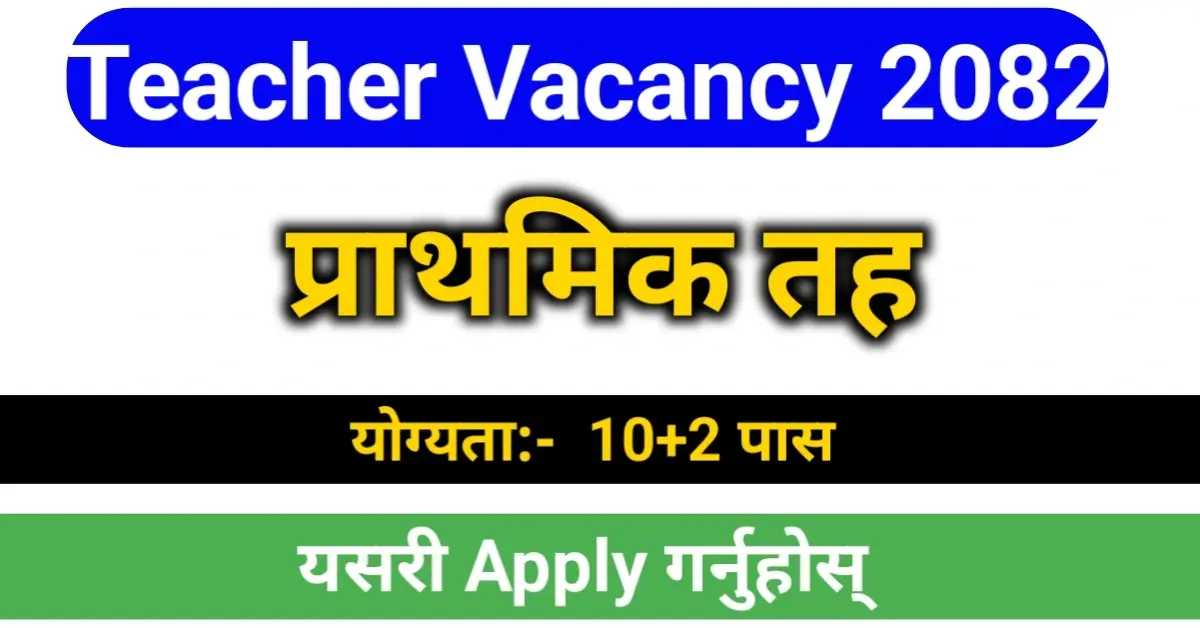 Primary Level Teacher