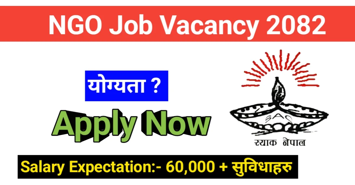 New NGO Job in Nepal