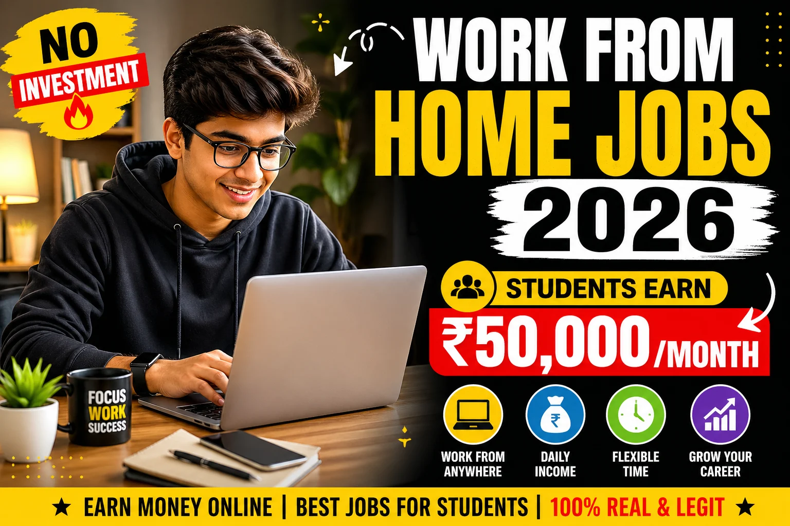 Work From Home Jobs for Students