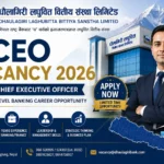 Dhaulagiri Laghubitta Deputy Chief Executive Officer (DCEO) Vacancy 2026 | Banking Jobs Nepal