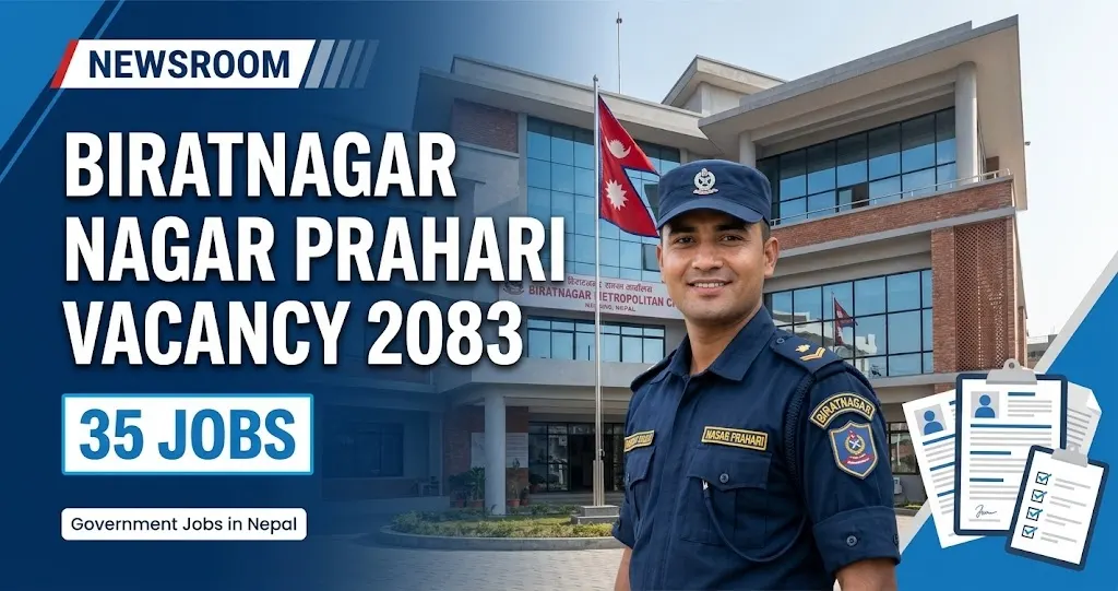 Biratnagar Nagar Prahari Vacancy 2083 | 35 Jobs