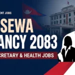 Lok Sewa Aayog Vacancy 2083 for Under Secretary, Engineering and Health Service Ninth Level Jobs in Nepal