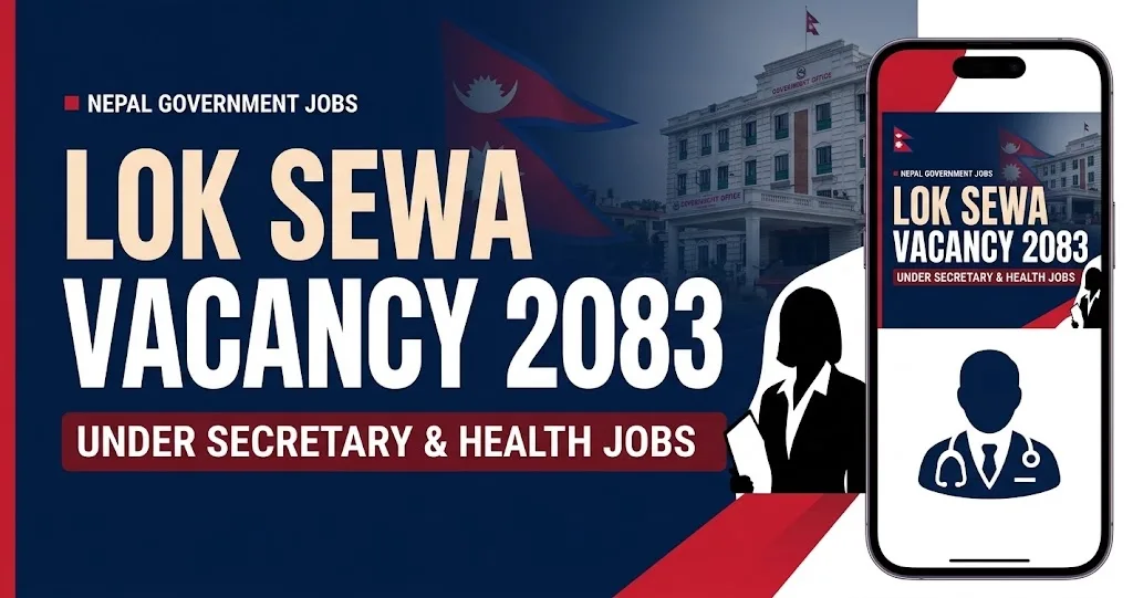 Lok Sewa Aayog Vacancy 2083 for Under Secretary, Engineering and Health Service Ninth Level Jobs in Nepal